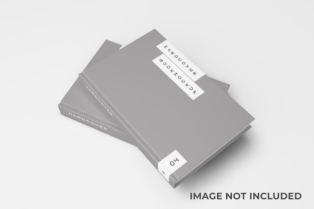 Hardcover-Buchmodell mit hoher Auflösung