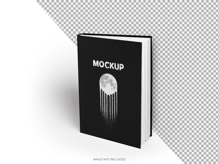 PSD hardcover-buchmodell