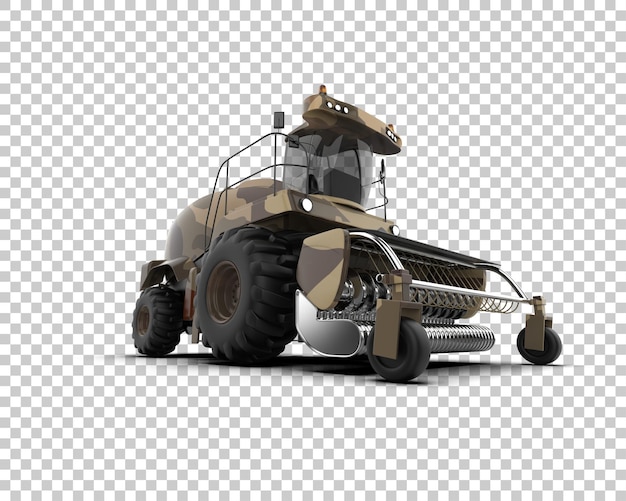 Harvester isoliert auf dem Hintergrund 3D-Rendering-Illustration