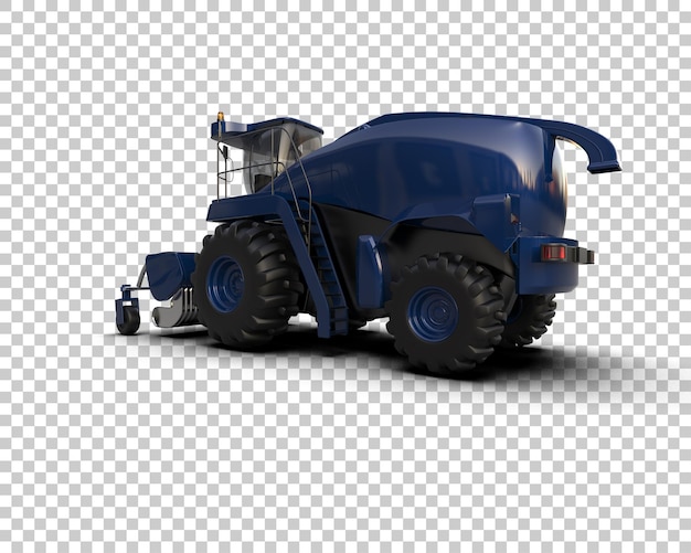 Harvester isoliert auf dem Hintergrund 3D-Rendering-Illustration