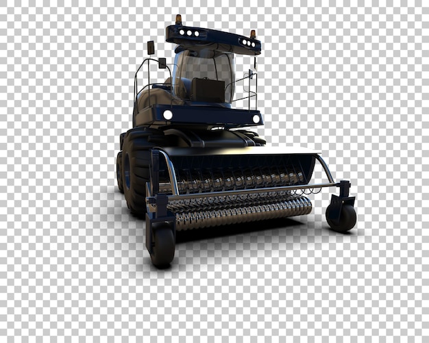 Harvester isoliert auf dem Hintergrund 3D-Rendering-Illustration