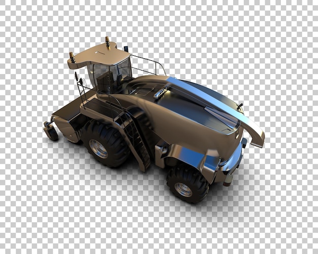 Harvester isoliert auf dem Hintergrund 3D-Rendering-Illustration
