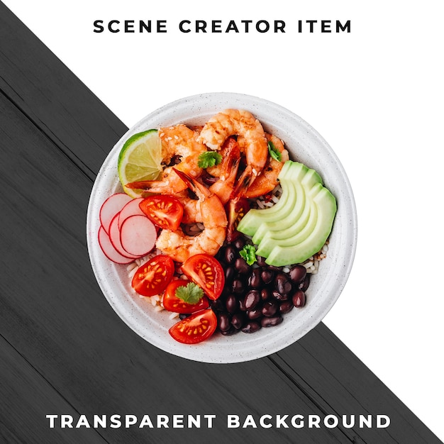 Hauptgericht Food Plate transparent PSD