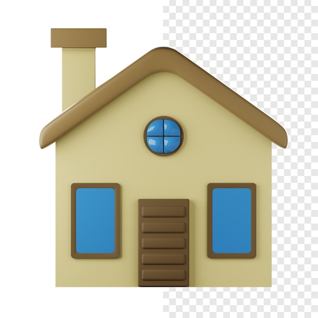 Hausrendering in 3D