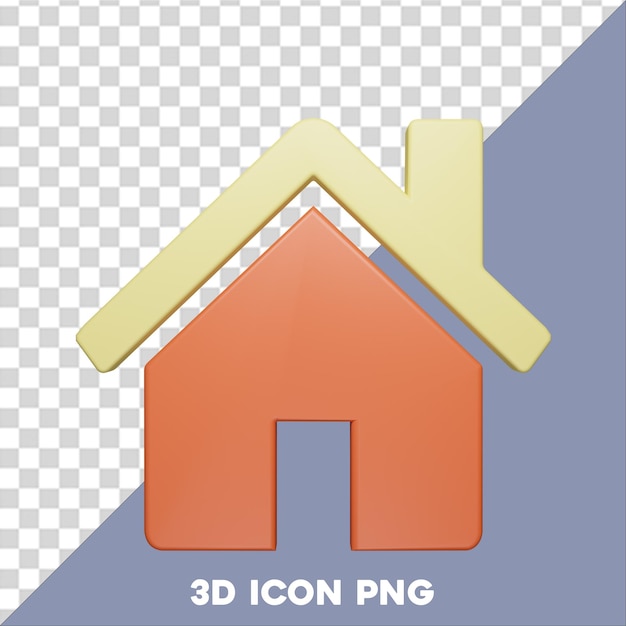 PSD haussymbol 3d png