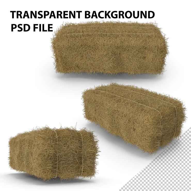 PSD hay bale png