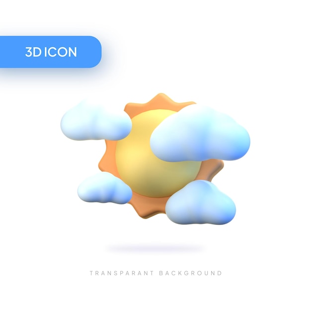 Haze Ilustración 3D Elemento del paquete de iconos