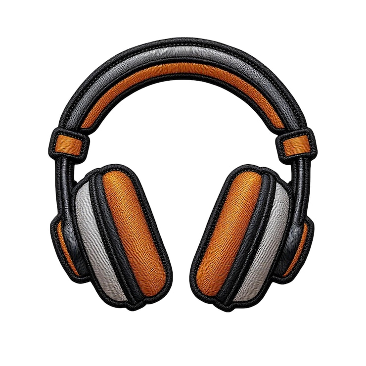 PSD headphones patch for music lovers and audio enthusiasts