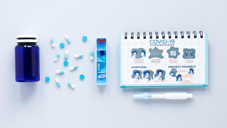 PSD health medicine and notebook