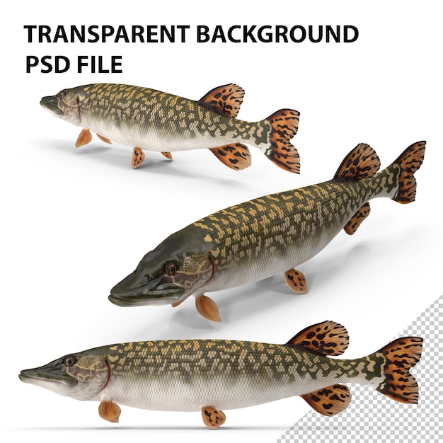 Hecht-fisch-schwimmpose png