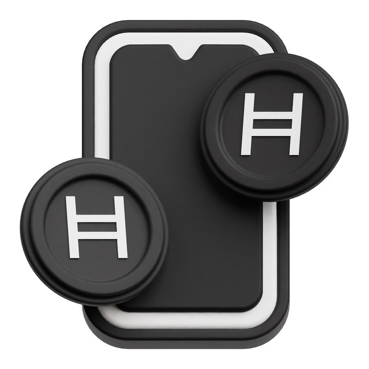 PSD hedera criptomoneda icono 3d aislado en el fondo blanco