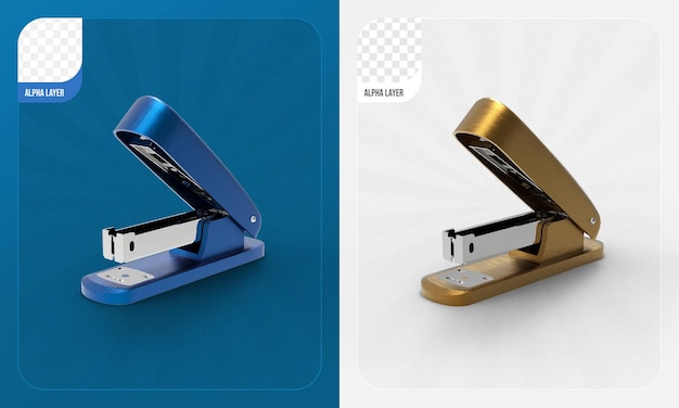 Hefter 3D-Rendering isoliert