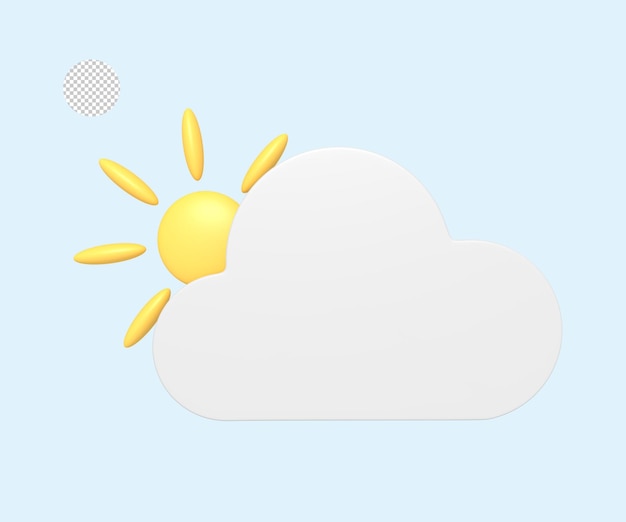 heißes bewölktes Wetter