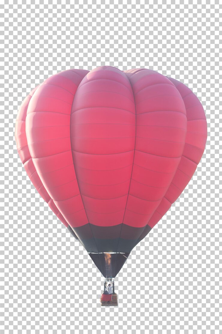 Heißluftballon isoliert