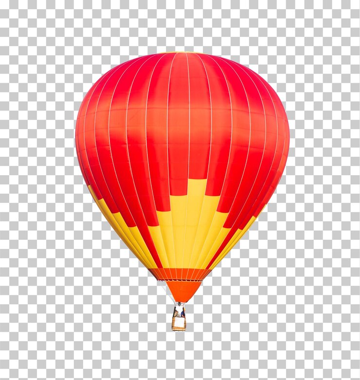 Heißluftballon isoliert