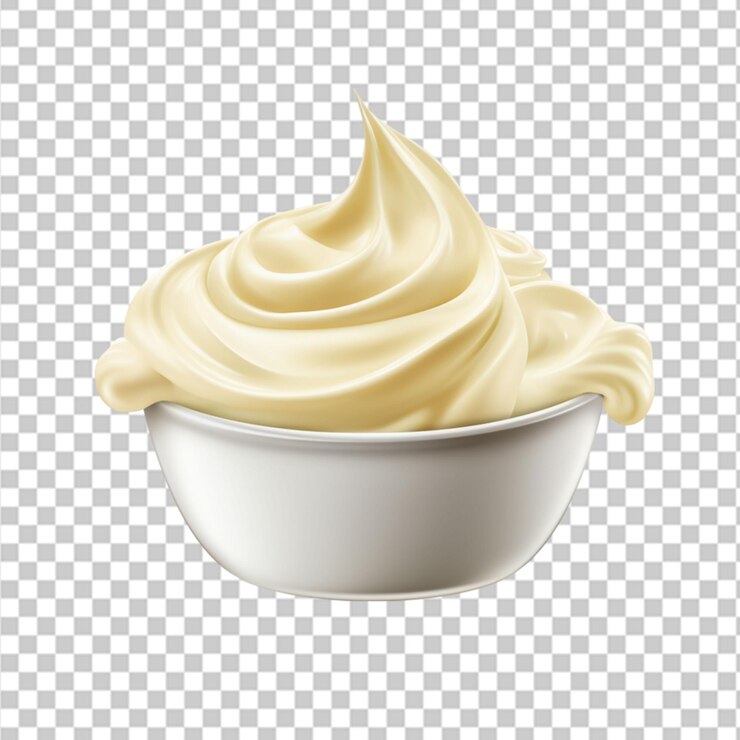 PSD helado aislado sobre un fondo transparente