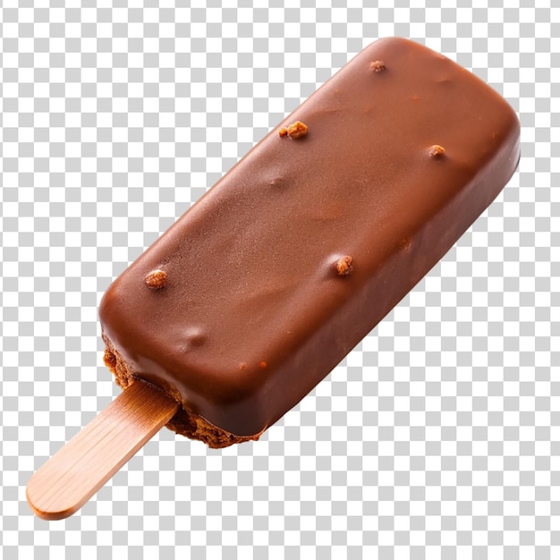 PSD helado de chocolate aislado sobre un fondo transparente