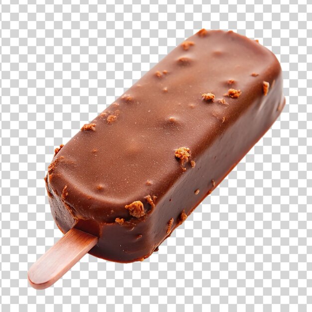 PSD helado de chocolate aislado sobre un fondo transparente