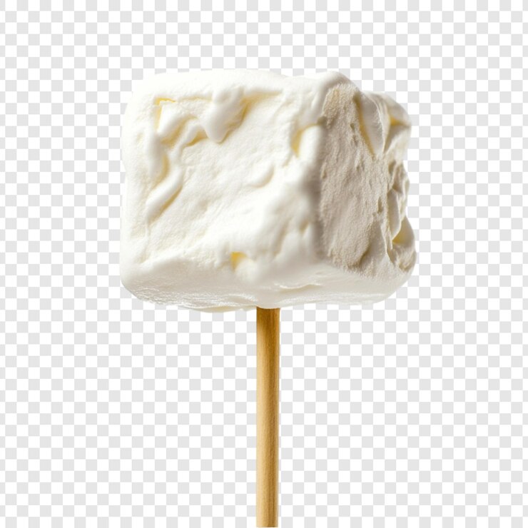 PSD helado cremoso en un palo golosina dulce postre congelado frío delicioso