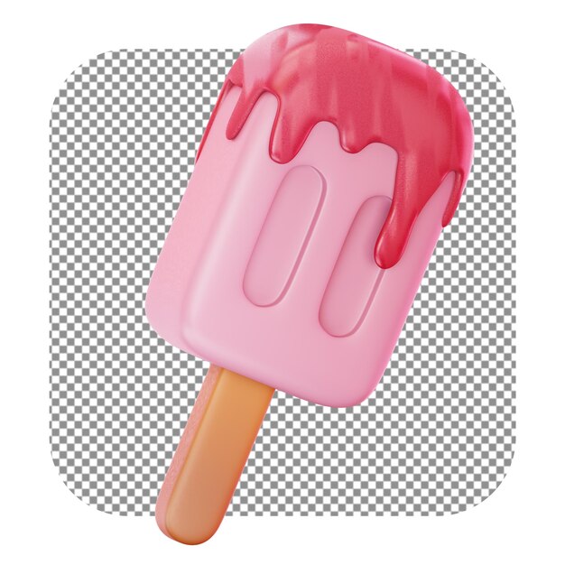 Helado de vainilla dulce