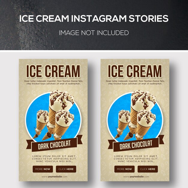 Helados historias de Instagram