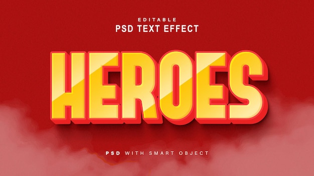 Helden-Texteffekt