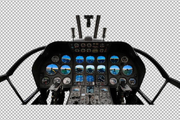 Helicopter Cockpit Interior
