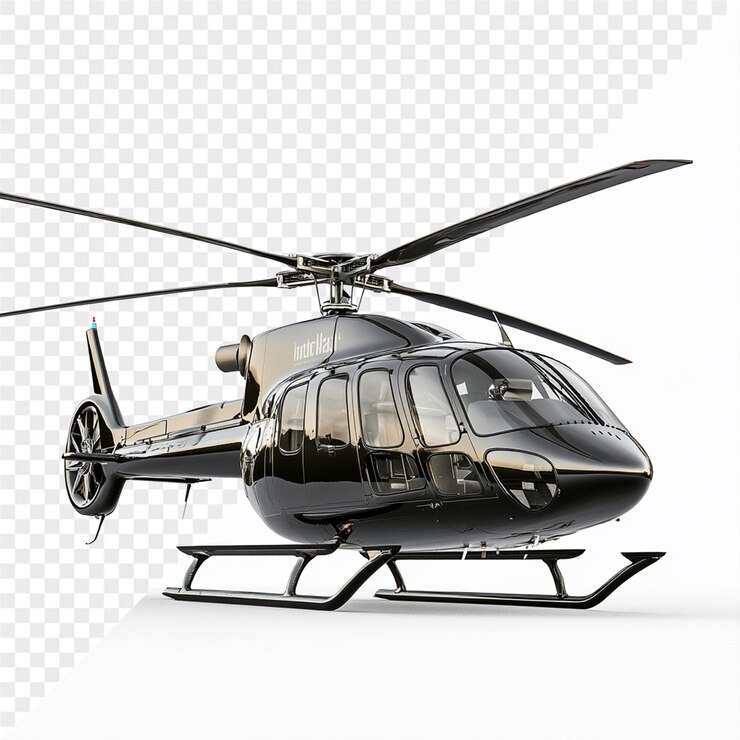 PSD un helicóptero negro con las palabras " la palabra " en la parte inferior
