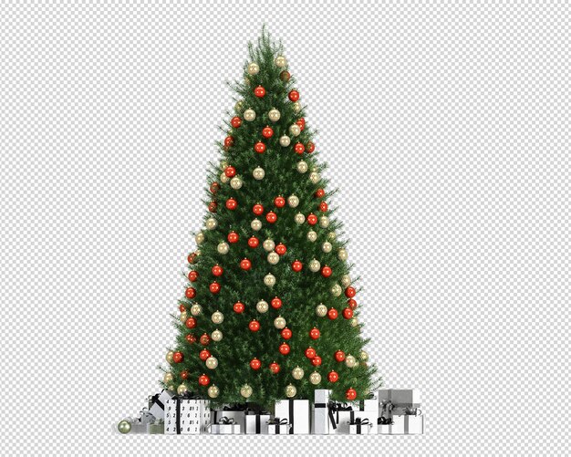 PSD hellgrün verzierte weihnachtsbaum geschenkbox