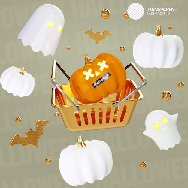 PSD helloween vente de citrouille fantôme 2024 nouveau style effrayant rip