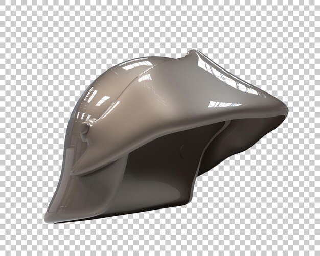 PSD helmet de gladiateur isolé sur le fond illustration de rendu 3d