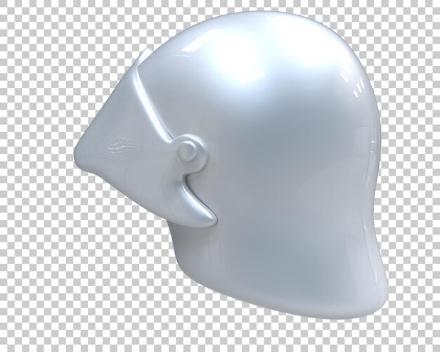 PSD helmet de gladiateur isolé sur le fond illustration de rendu 3d