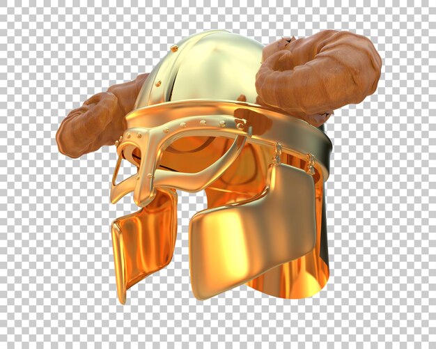 PSD helmet de gladiateur isolé sur le fond illustration de rendu 3d