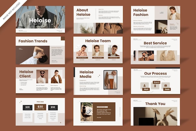 Heloise Fashion Presentation Design Template