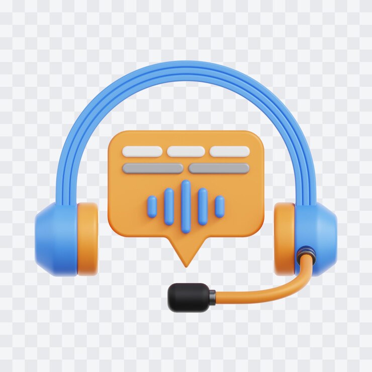 PSD help center 3d illustration