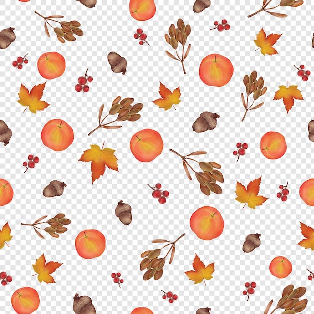 Herbst-fall-blumen-blätter-muster-png-fliese