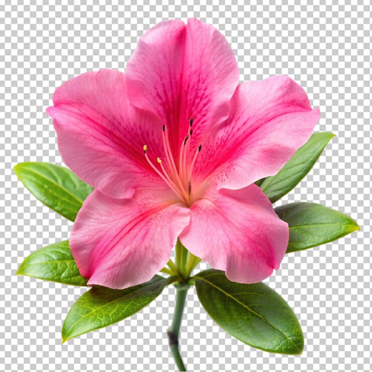PSD hermosa flor de azalea perjudicial