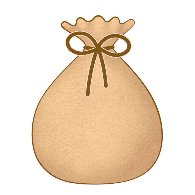 PSD hermosa ilustración de la bolsa de fondo transparente en el archivo psd