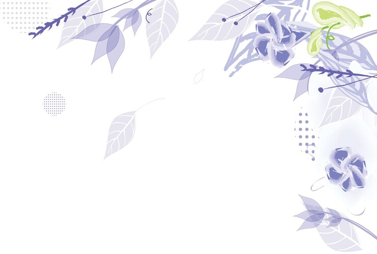 Hermosa ilustración de flores para el fondo
