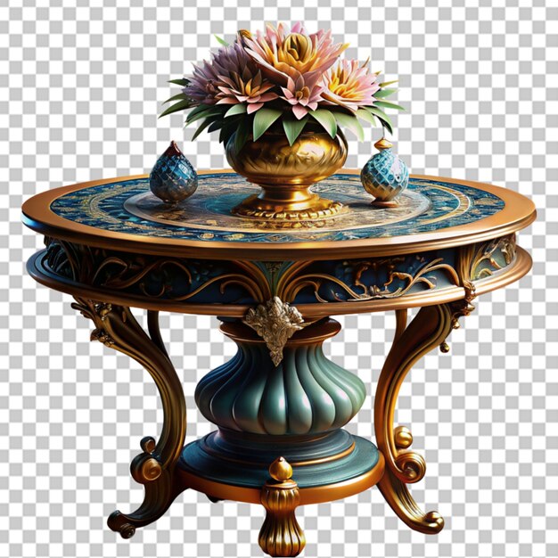 PSD hermosa mesa decorativa