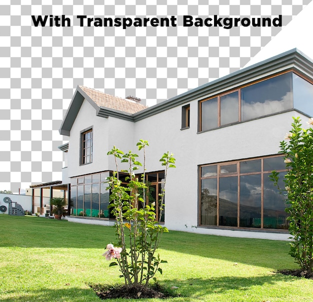 Hermosa propiedad inmobiliaria de lujo de lujo casa o hogar PNG PSD en fondo transparente
