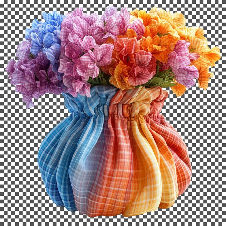 PSD hermosas flores aisladas sobre un fondo transparente