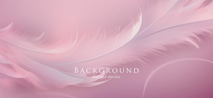 PSD hermosas plumas de colores como fondo de primer plano