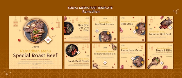 Hermosas publicaciones de Ramadán en las redes sociales
