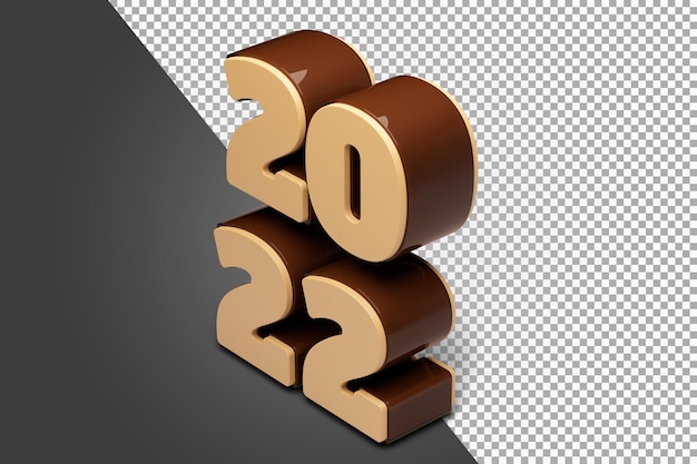 hermoso, 2022, 3d, render, aislado