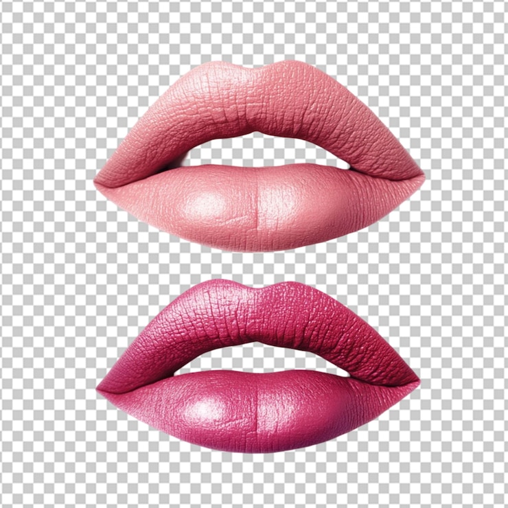 PSD hermoso bálsamo para los labios aislado sobre un fondo transparente
