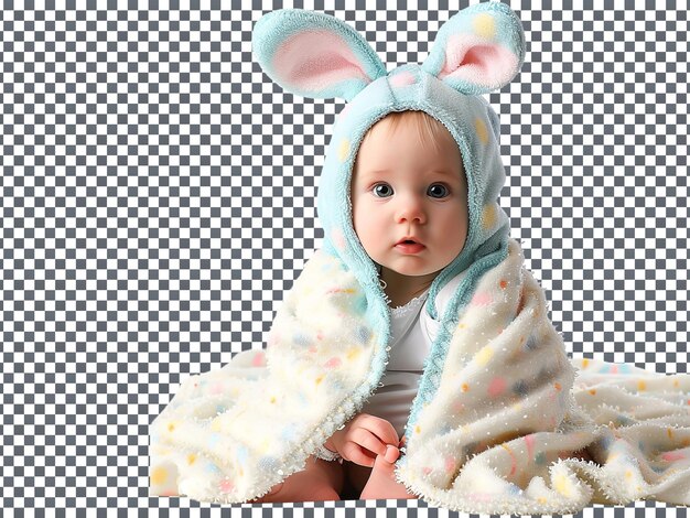 PSD el hermoso bebé onesie aislado en un fondo transparente