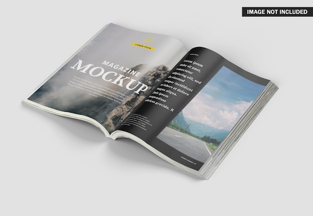 Hermoso diseño de maqueta de portada de revista