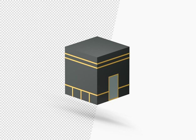 Hermoso diseño de render 3d de Khana Kaaba