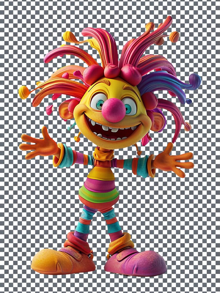PSD el hermoso jumble jamboree aislado sobre un fondo transparente